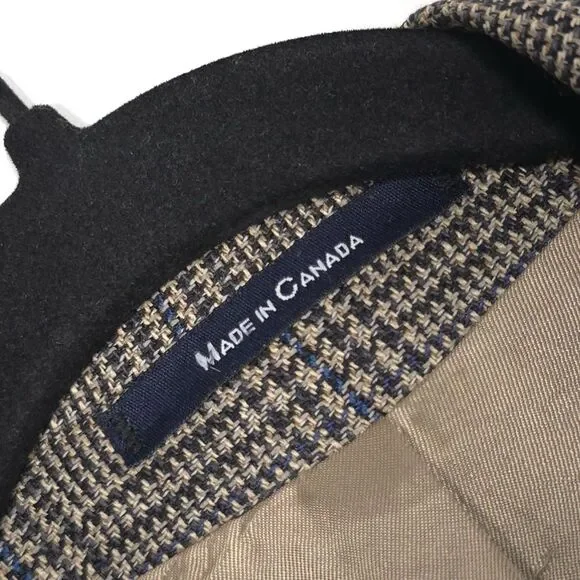 Vintage POLO UNIVERSITY RALPH LAUREN Sport Coat Blazer 43T SILK WOOL Canada - Picture 9 of 15